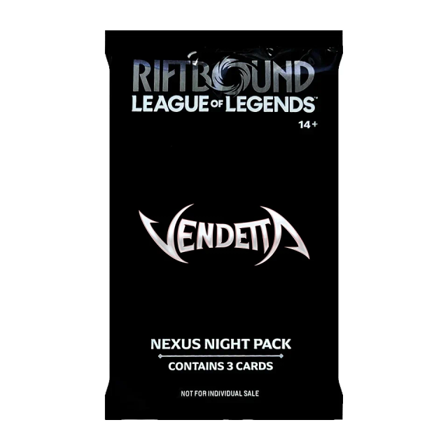 Riftbound Vendetta Nexus Night Promo Pack (English)